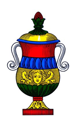 Ace of cups from a Neapolitan deck